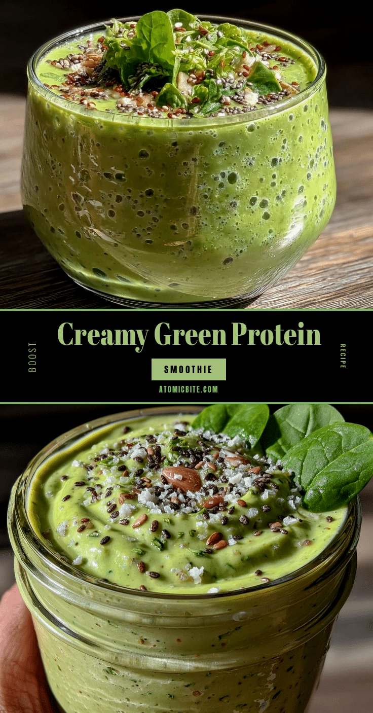 healthy green protein smoothie recipe