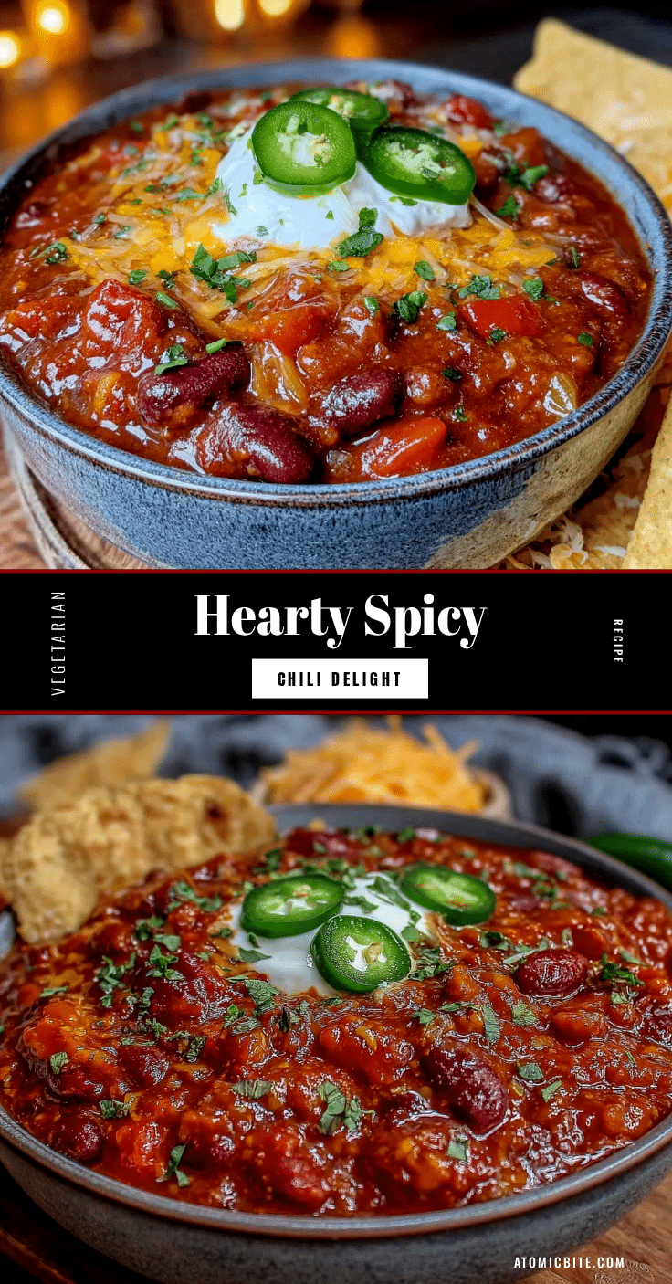 hearty vegetarian chili recipe