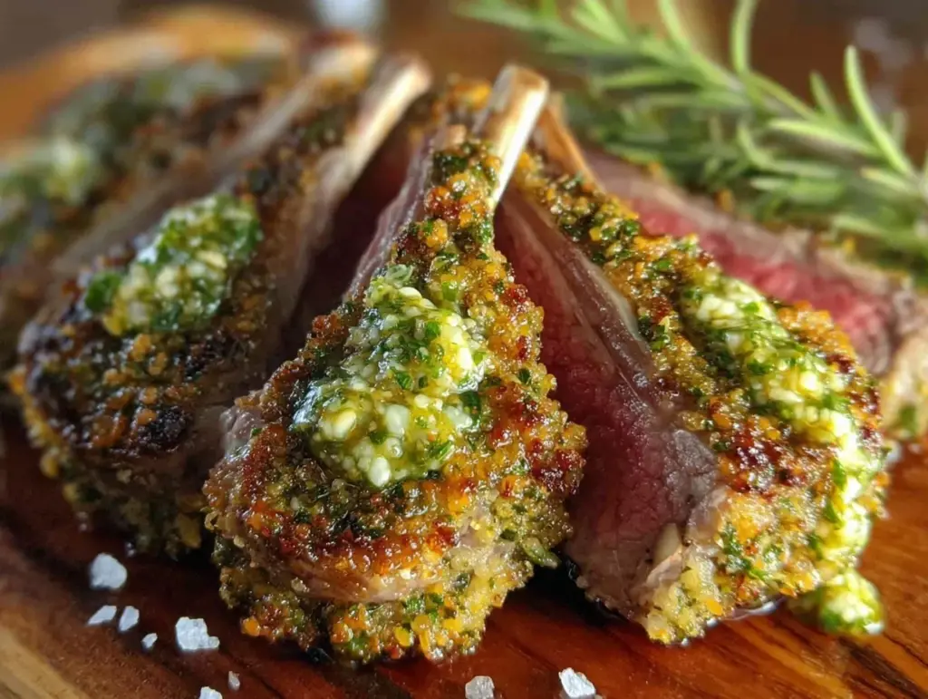 herb-crusted rack of lamb - featured image