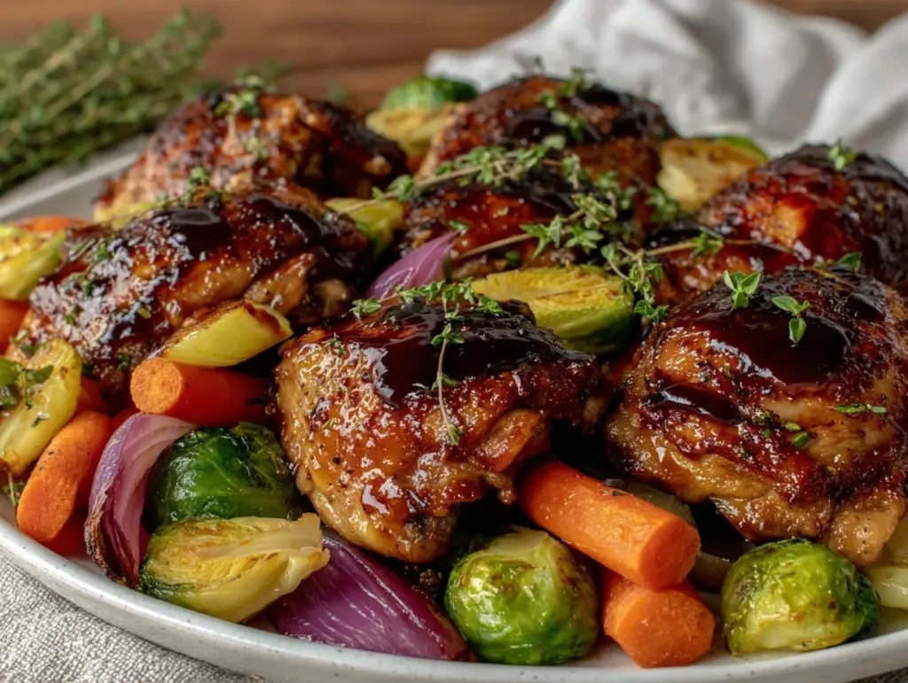 honey balsamic chicken - featured image