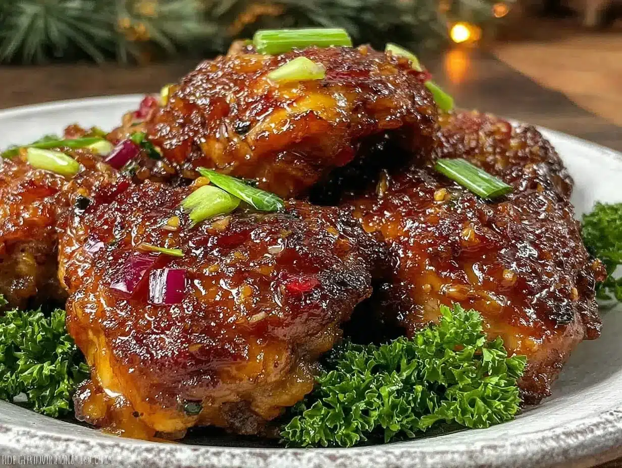 honey garlic slow cooker chicken thighs preparation steps