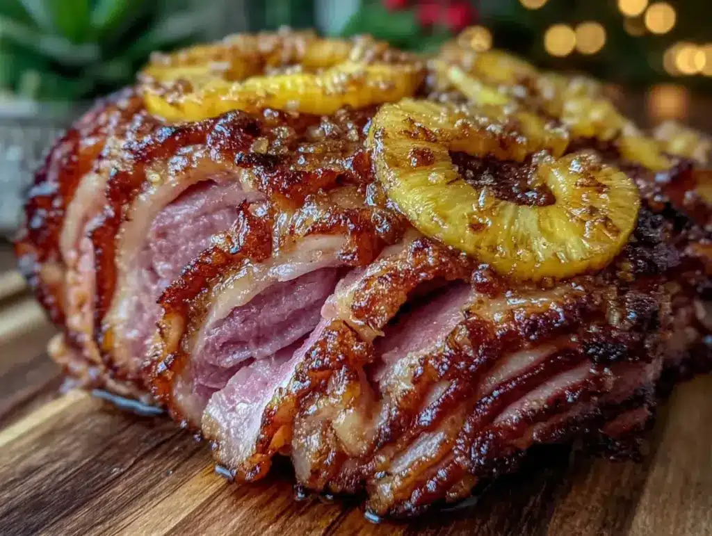 honey glazed ham recipe - featured image
