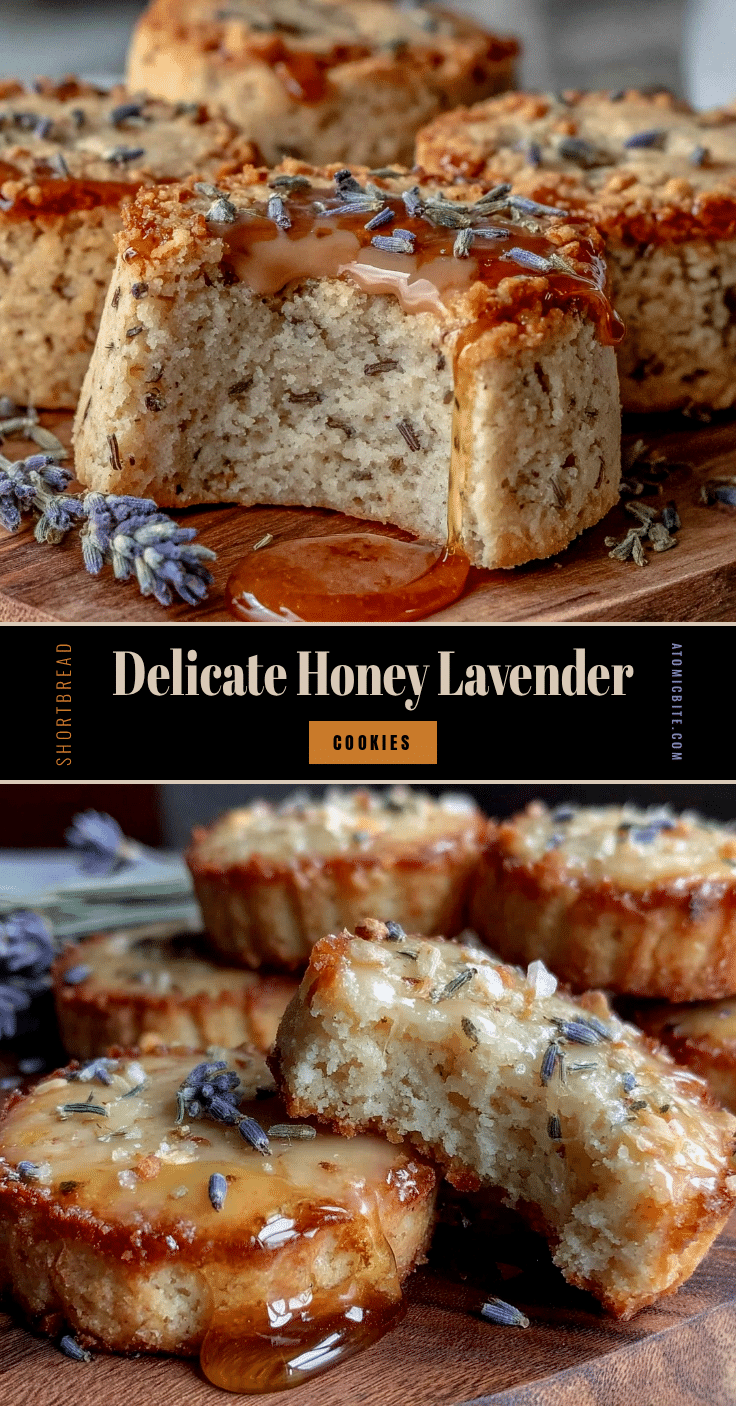 honey lavender shortbread cookies recipe