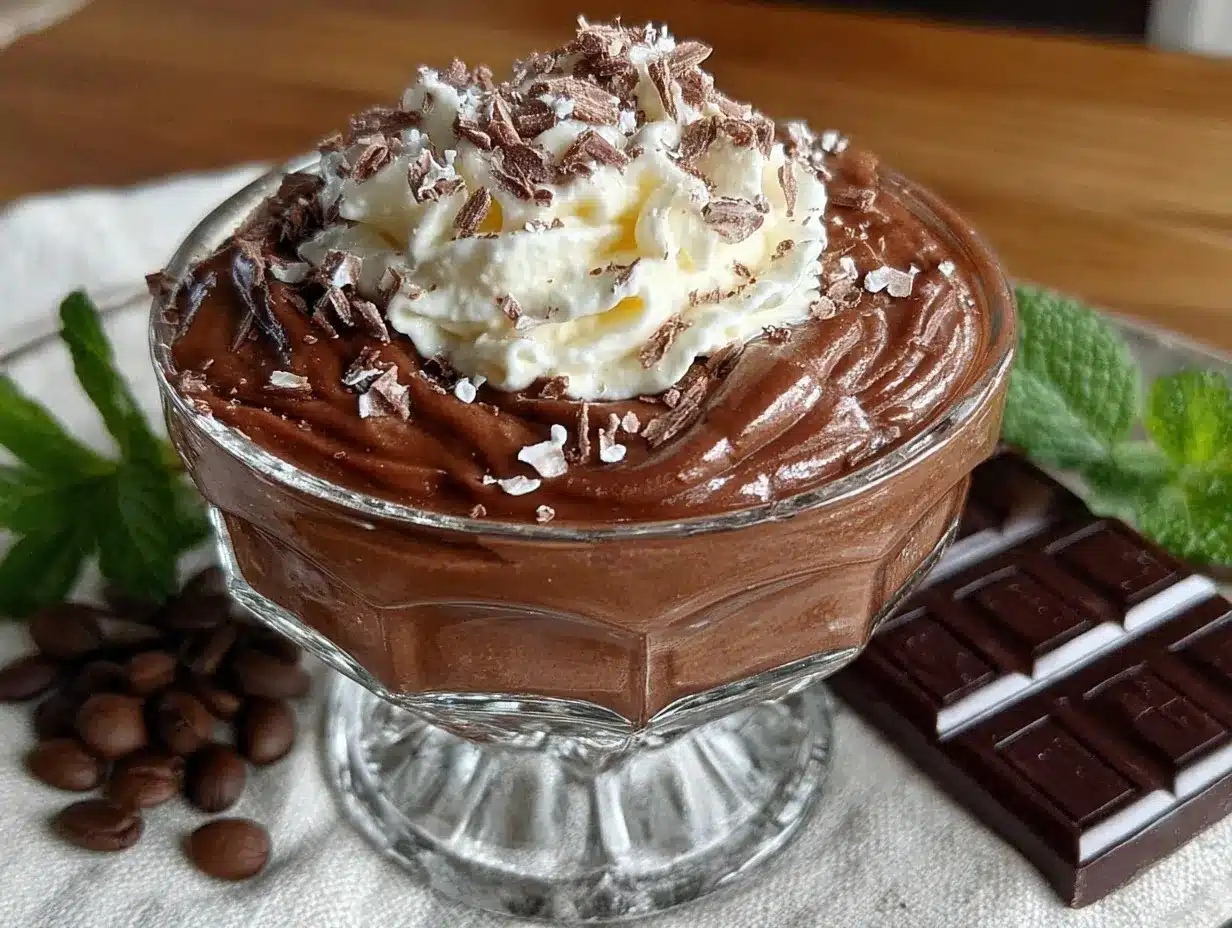 Irish Cream Chocolate Mousse preparation steps