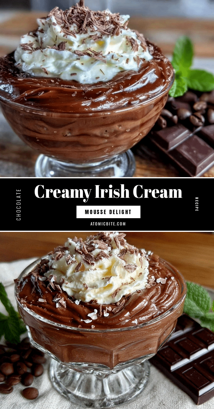 Irish Cream Chocolate Mousse recipe