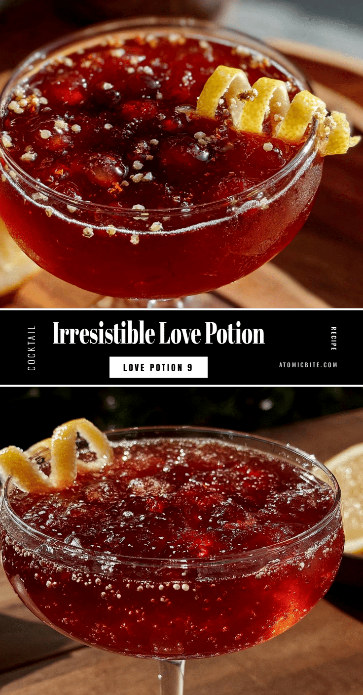 Irresistible Love Potion 9 Cocktail recipe