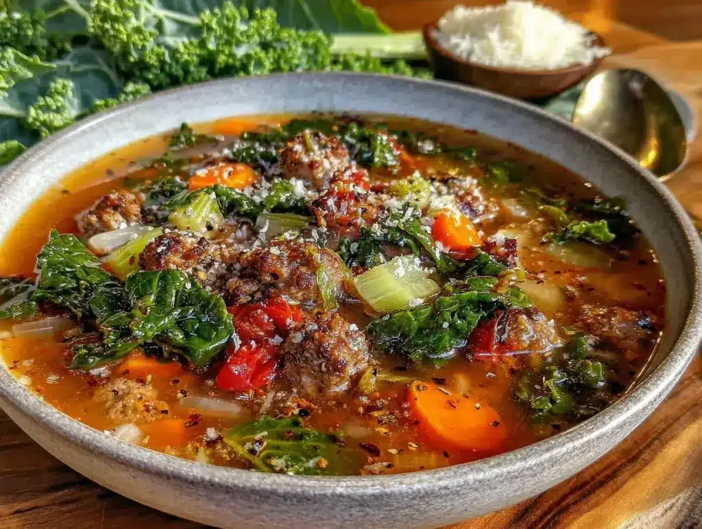 Italian sausage and kale soup - featured image