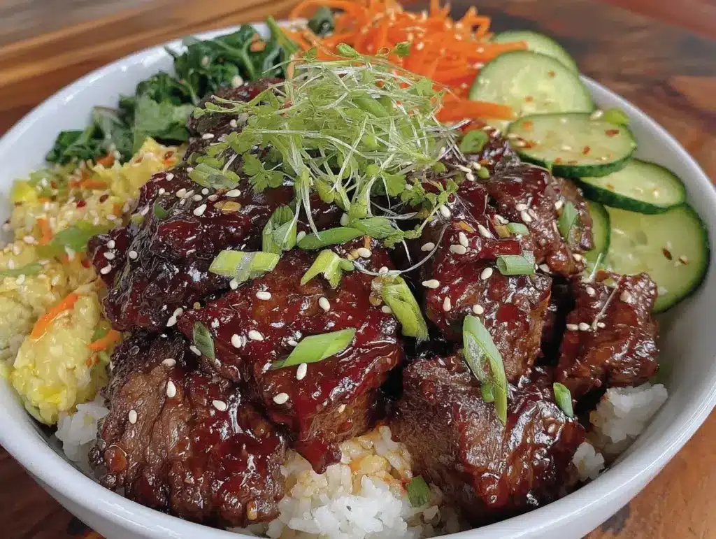Korean beef bowl - featured image
