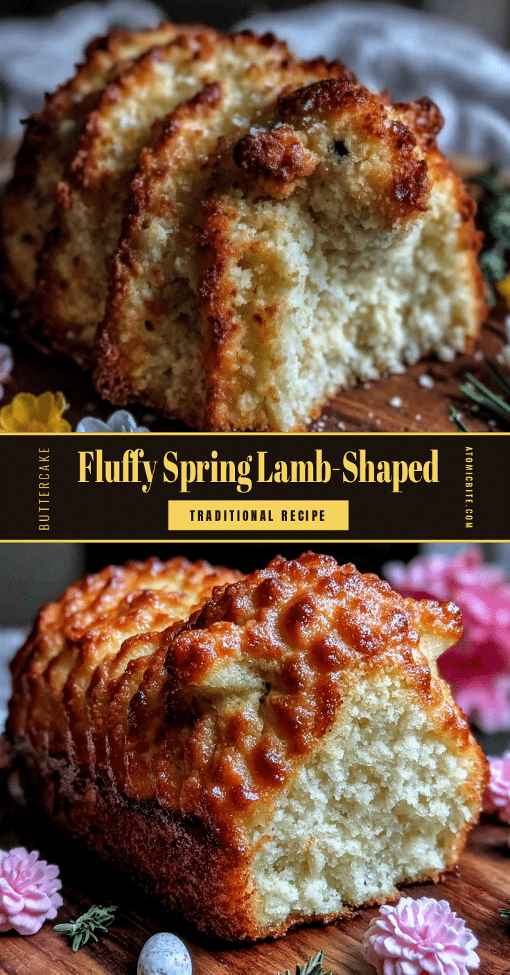 lamb-shaped butter cake recipe