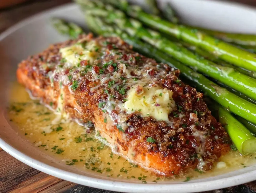 lemon garlic butter salmon - featured image