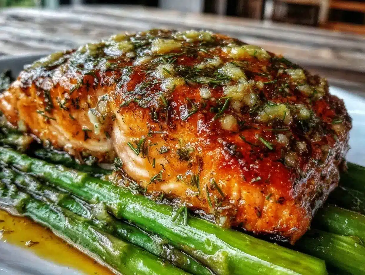 lemon garlic butter salmon preparation steps