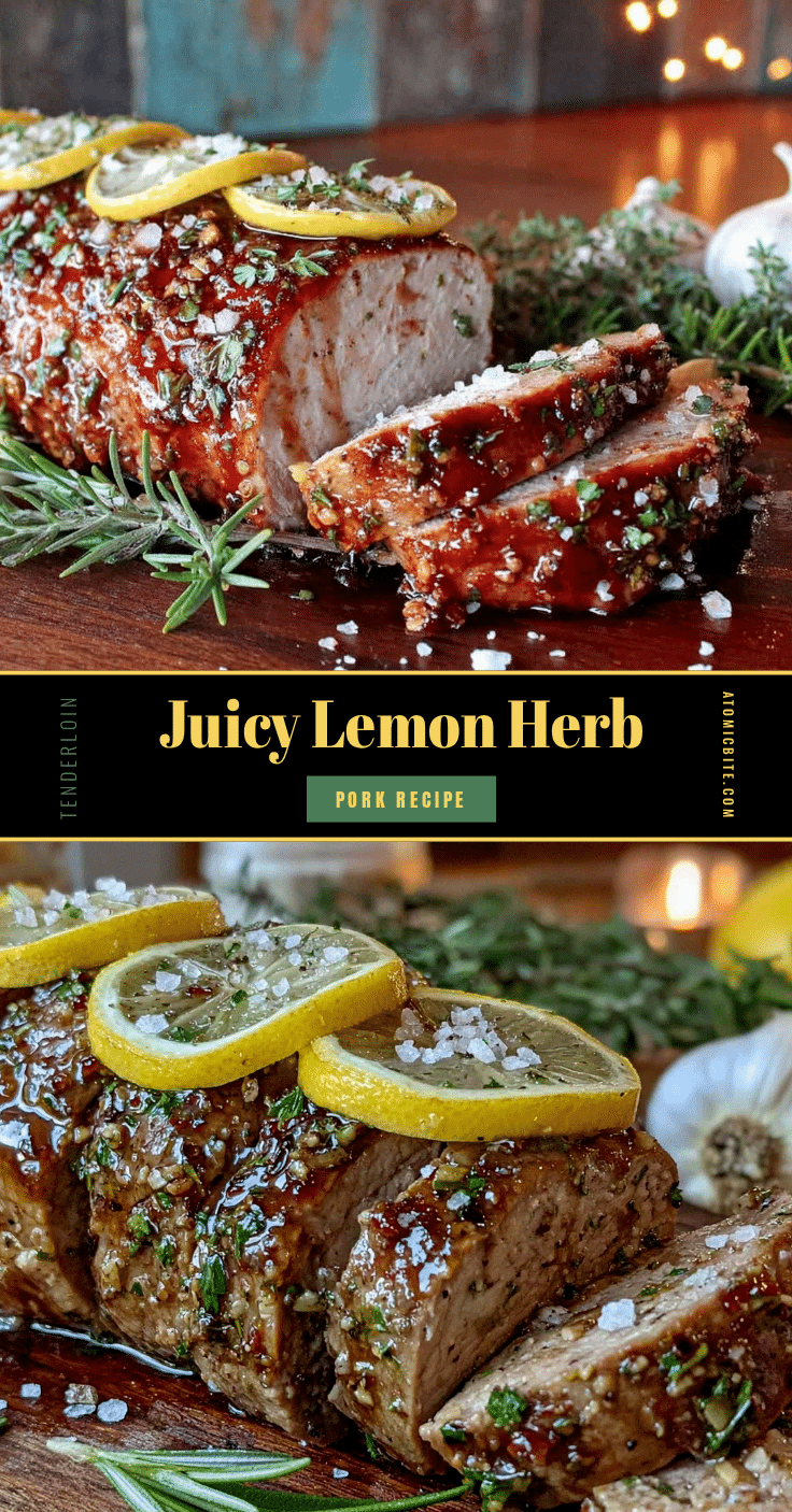lemon herb pork tenderloin recipe