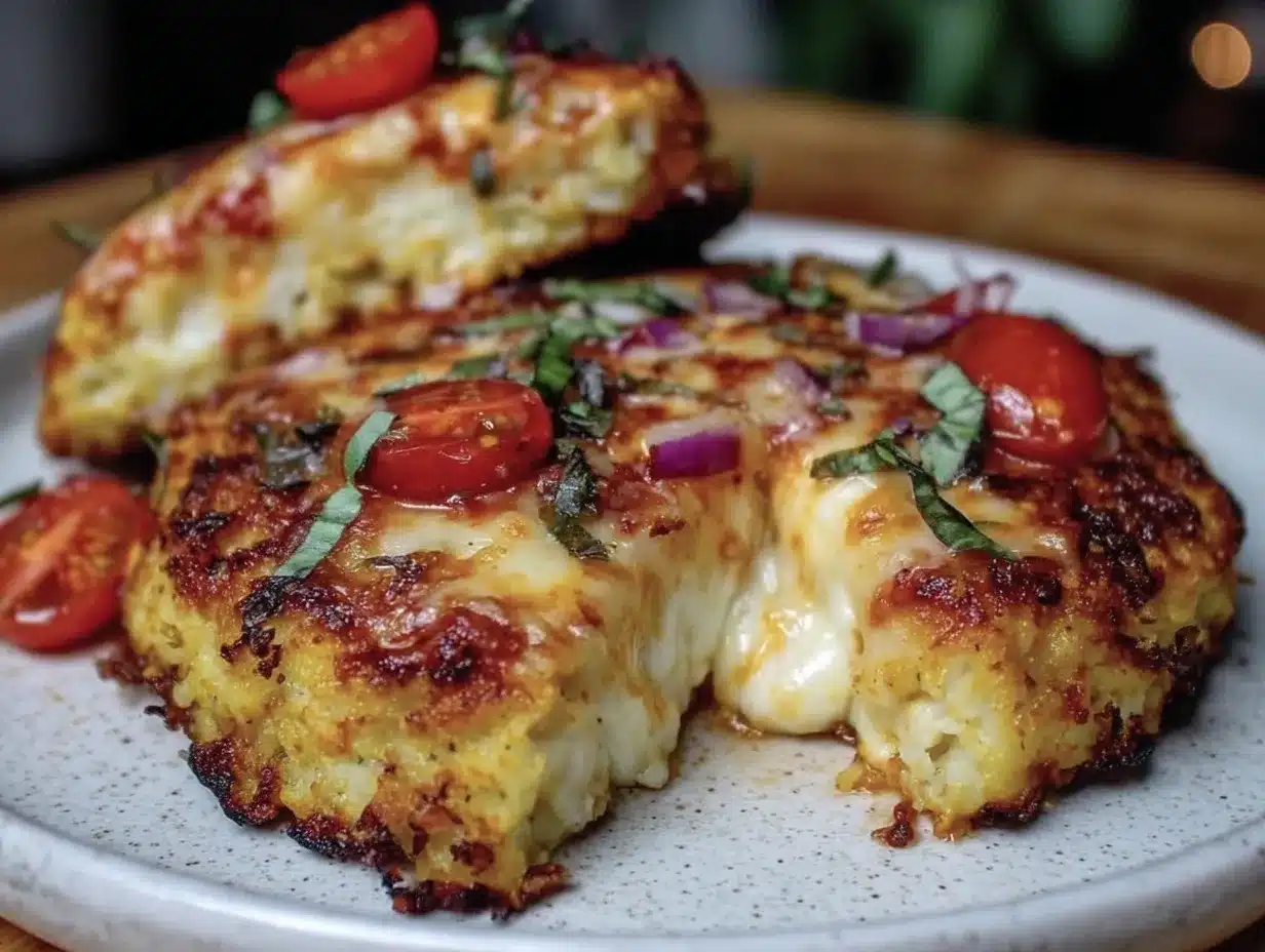 low carb cauliflower pizza crust preparation steps