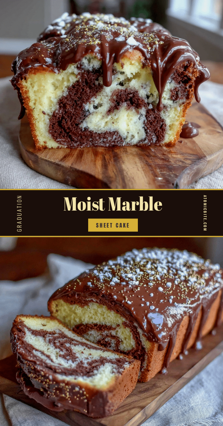 marble graduation sheet cake recipe