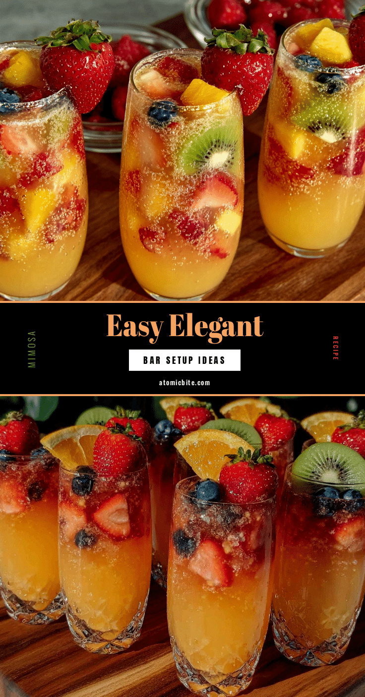 mimosa bar setup recipe