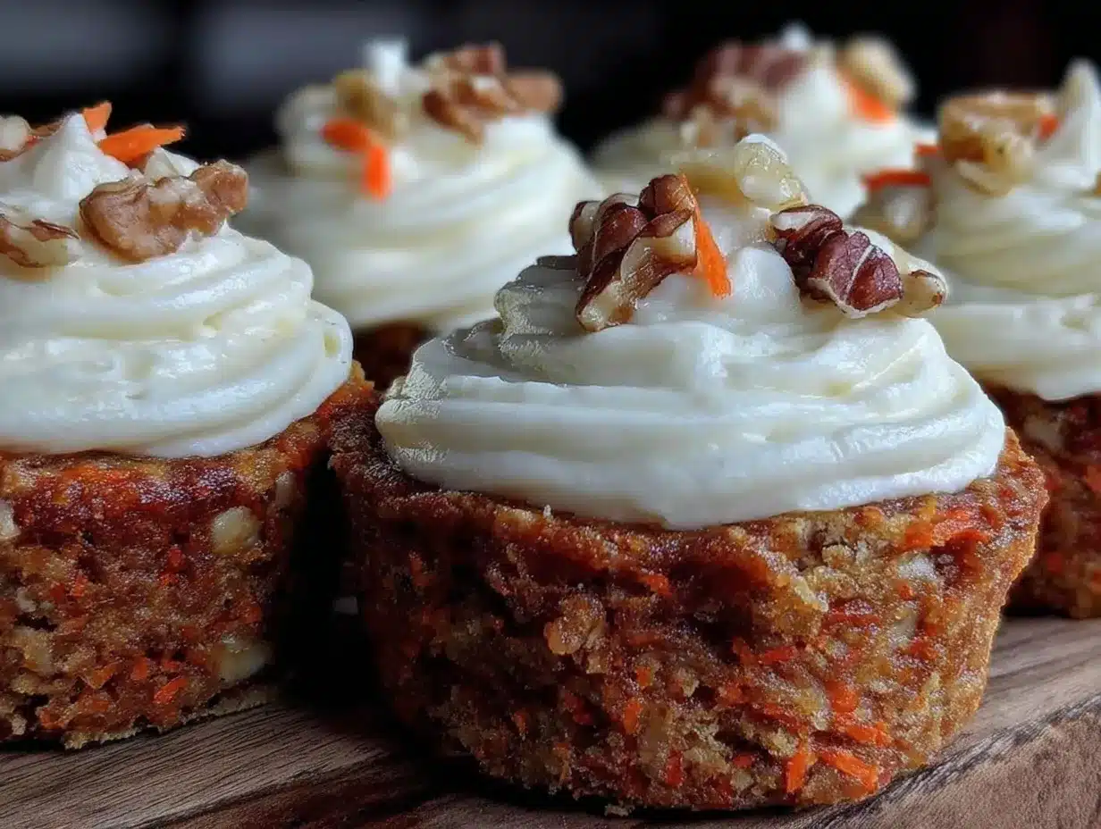 mini carrot cake cheesecakes preparation steps