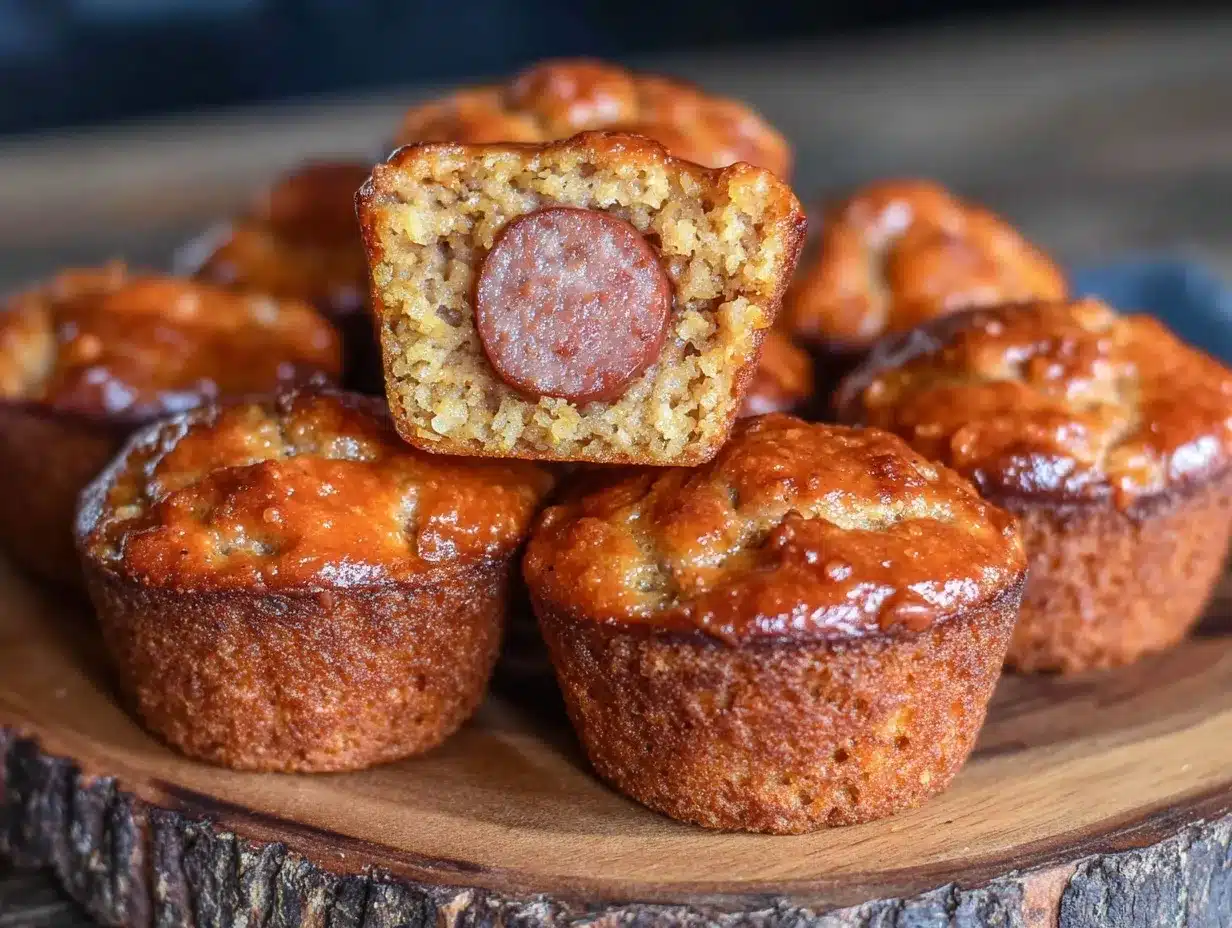 mini corn dog muffins preparation steps