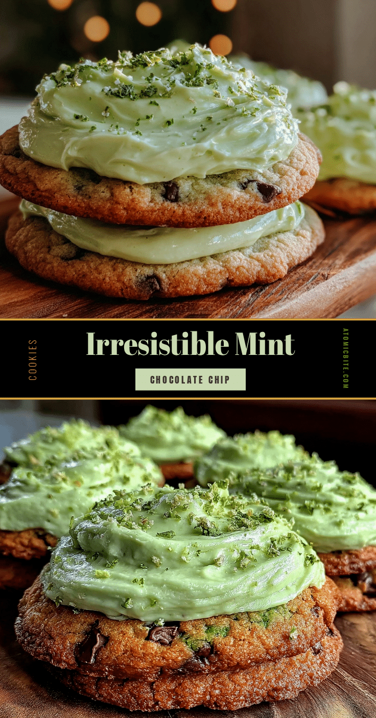 mint chocolate chip cookies recipe