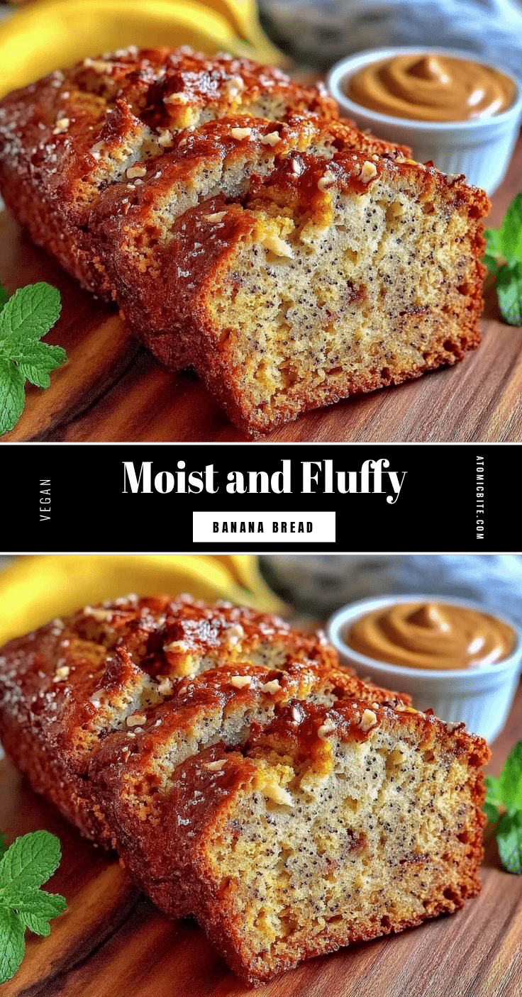 moist and fluffy vegan banana bread recipe recipe