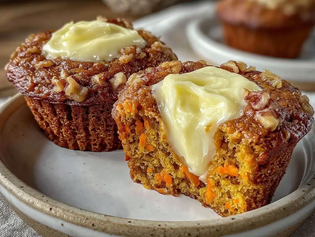 moist carrot cake muffins preparation steps