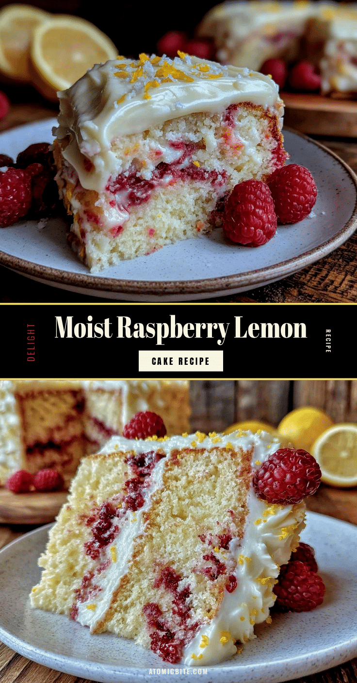 moist raspberry lemon cake recipe