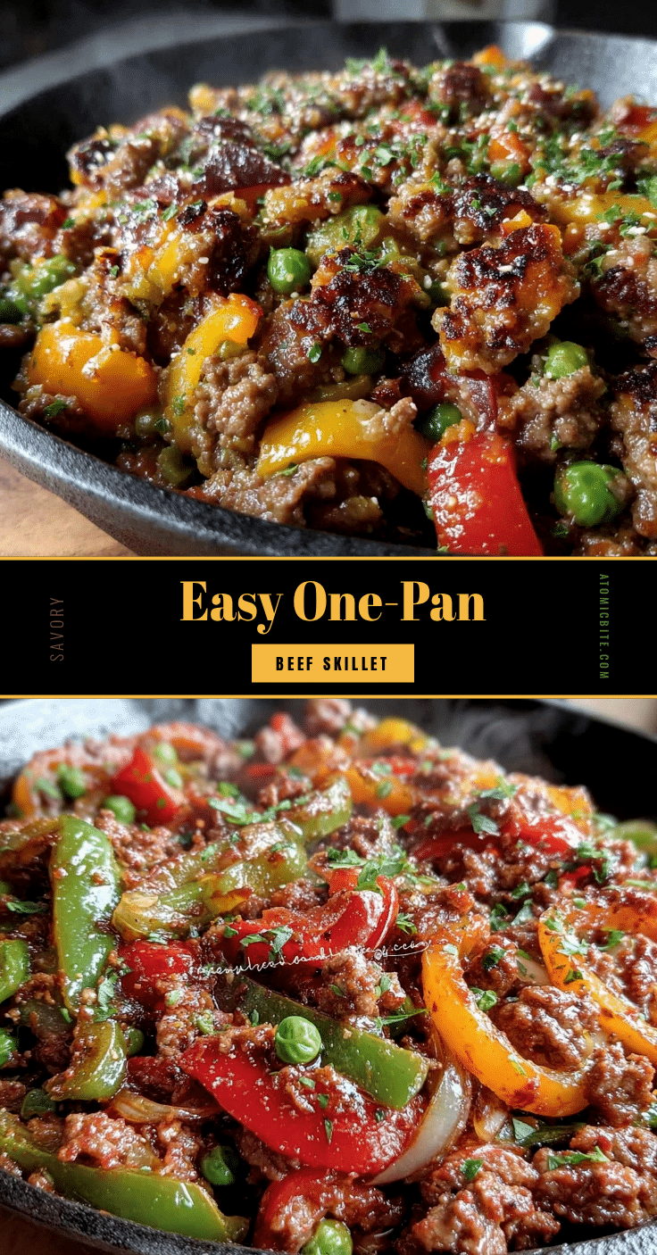one-pan ground beef skillet recipe