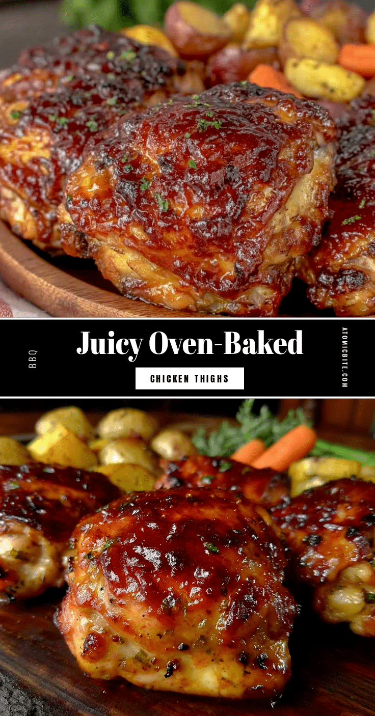oven-baked BBQ chicken thighs recipe
