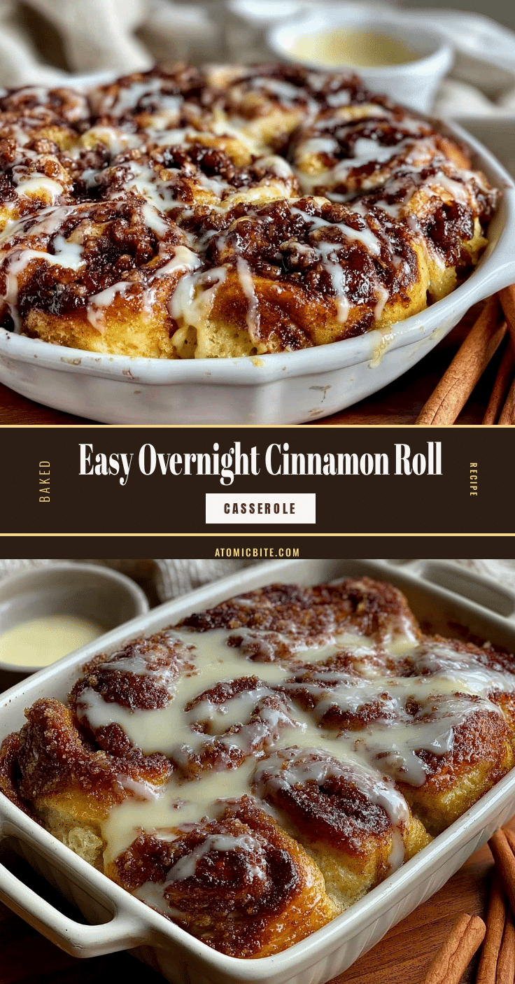 overnight cinnamon roll casserole recipe