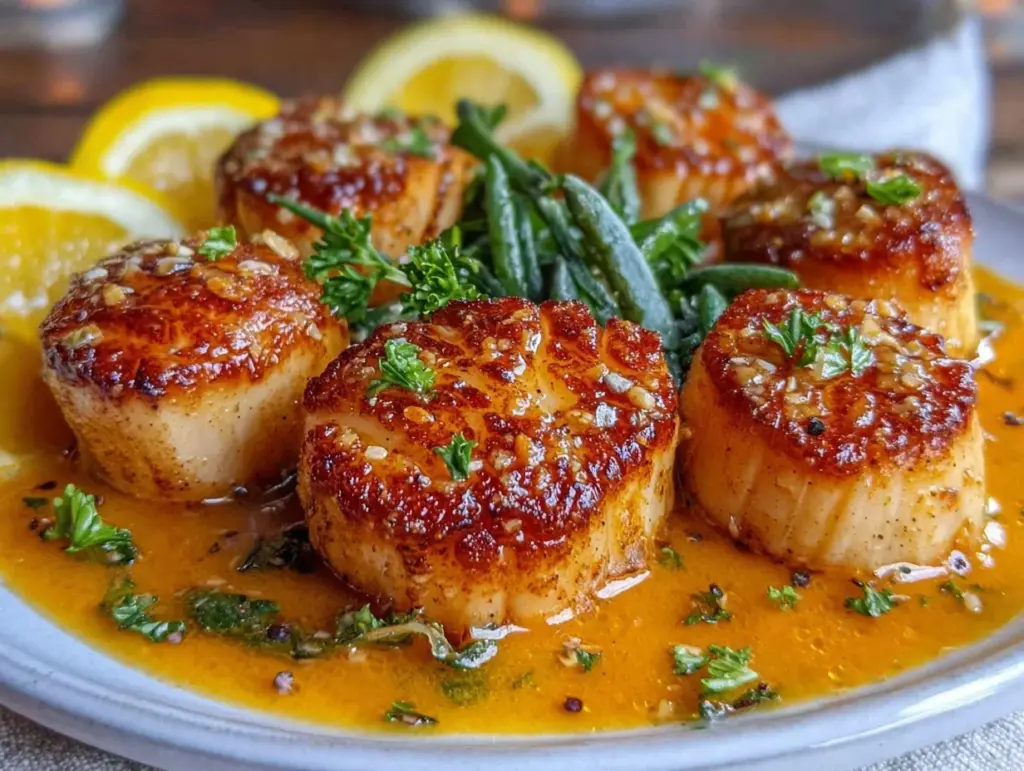 pan-seared scallops - featured image