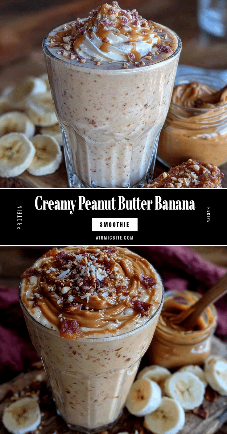 peanut butter banana protein smoothie recipe