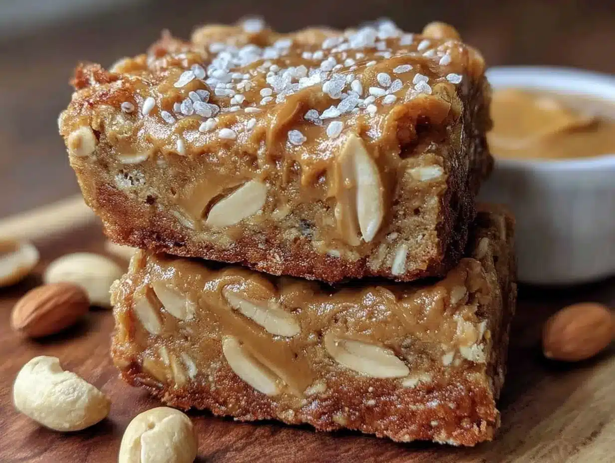 peanut butter protein granola bars preparation steps