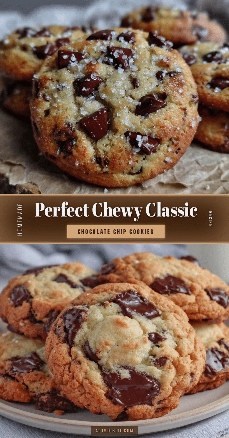perfect chewy classic chocolate chip cookies recipe