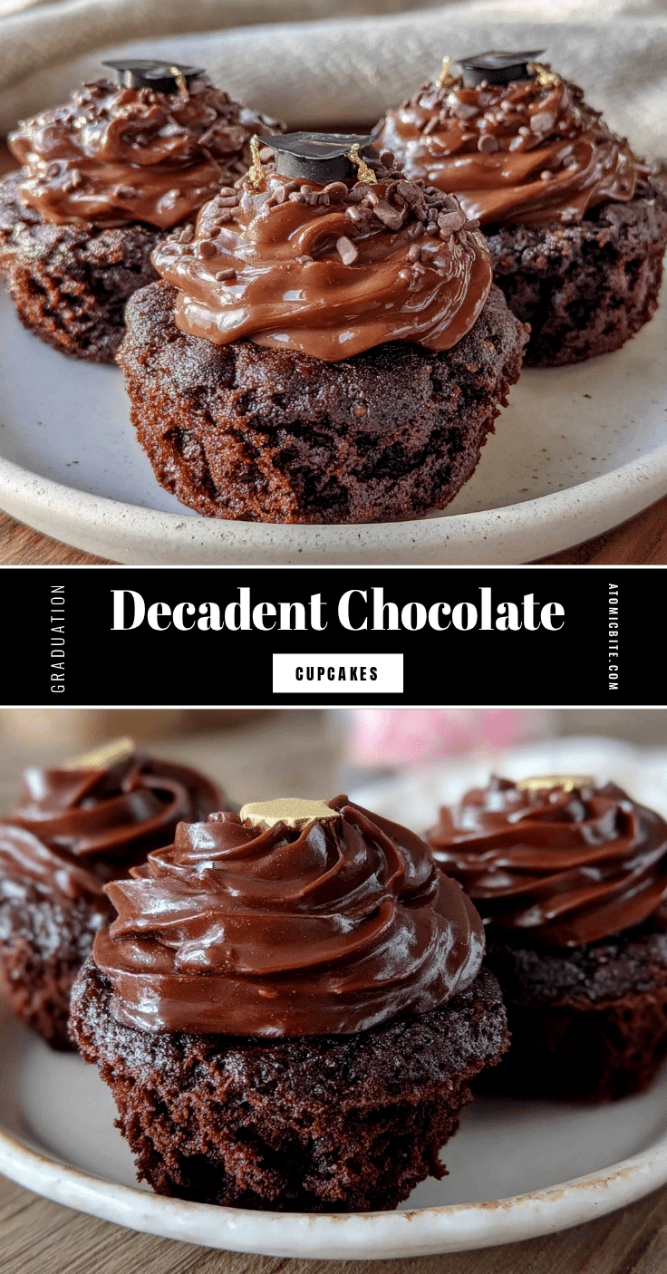 perfect chocolate graduation cupcakes recipe