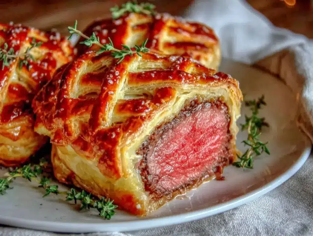 perfect crispy beef wellington - featured image