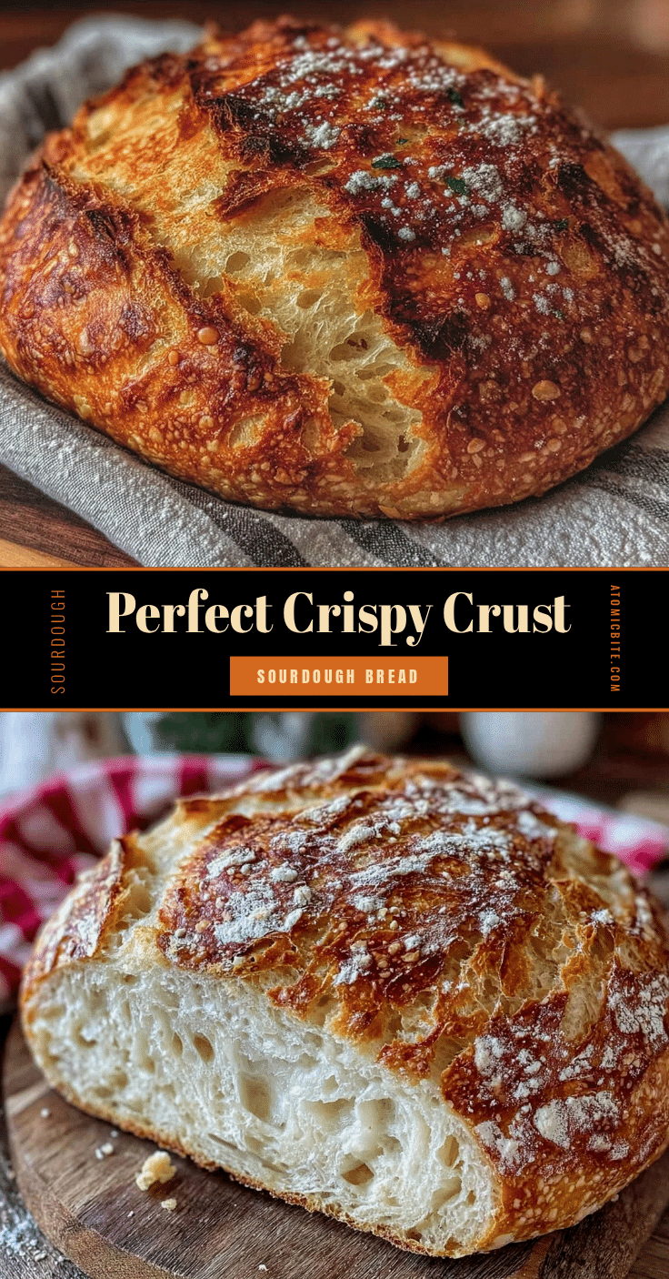 perfect crispy crust sourdough bread recipe recipe