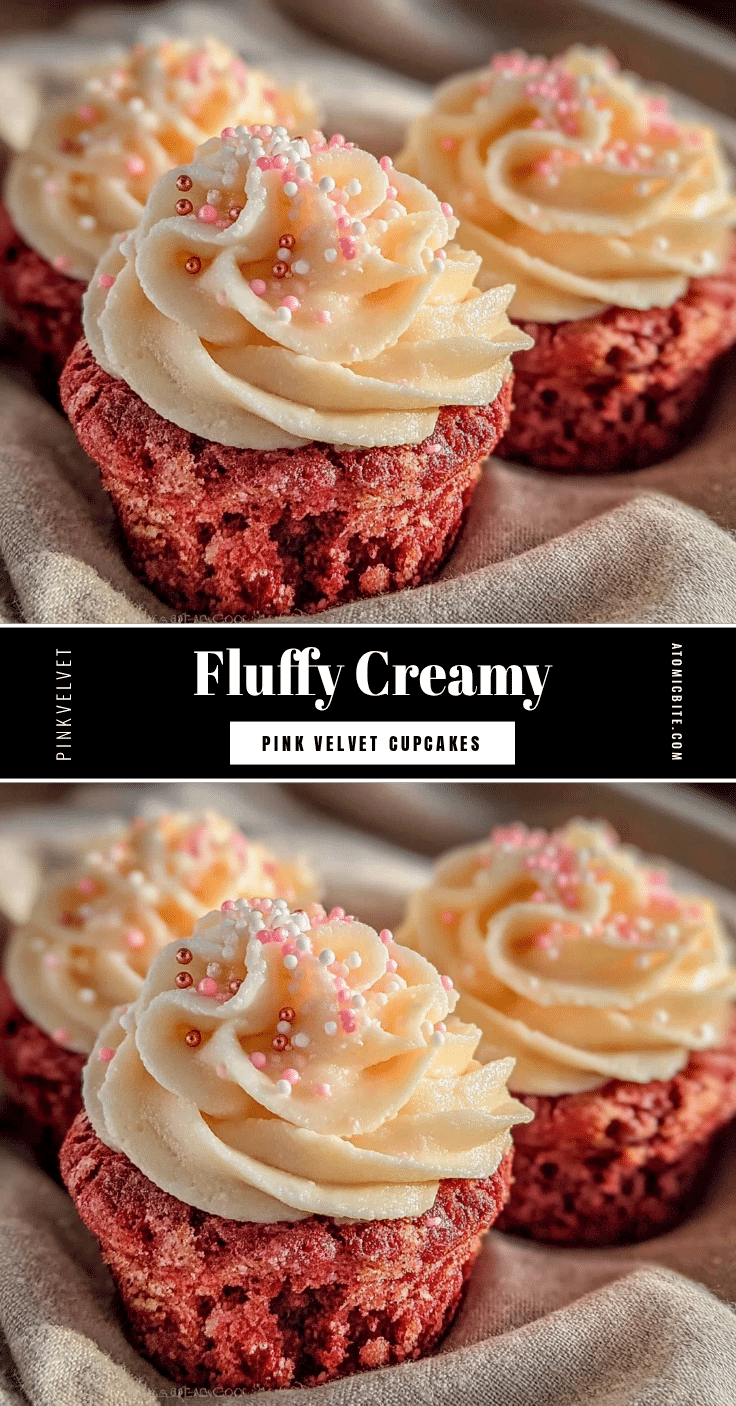 pink velvet cupcakes recipe