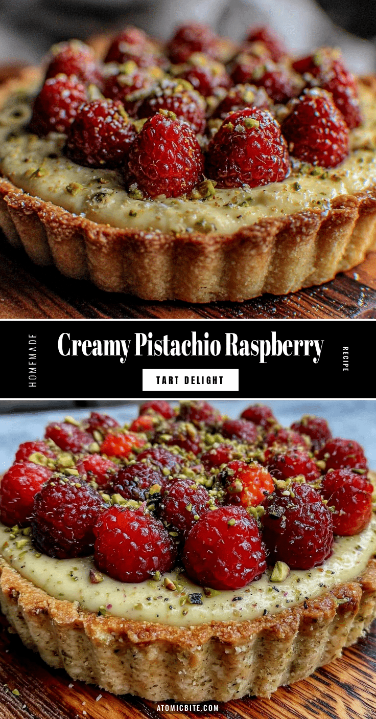 pistachio raspberry tart recipe