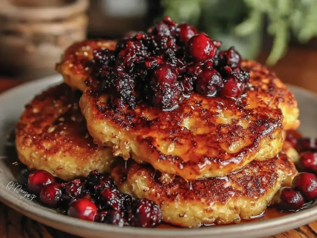 protein-packed banana oat pancakes - featured image