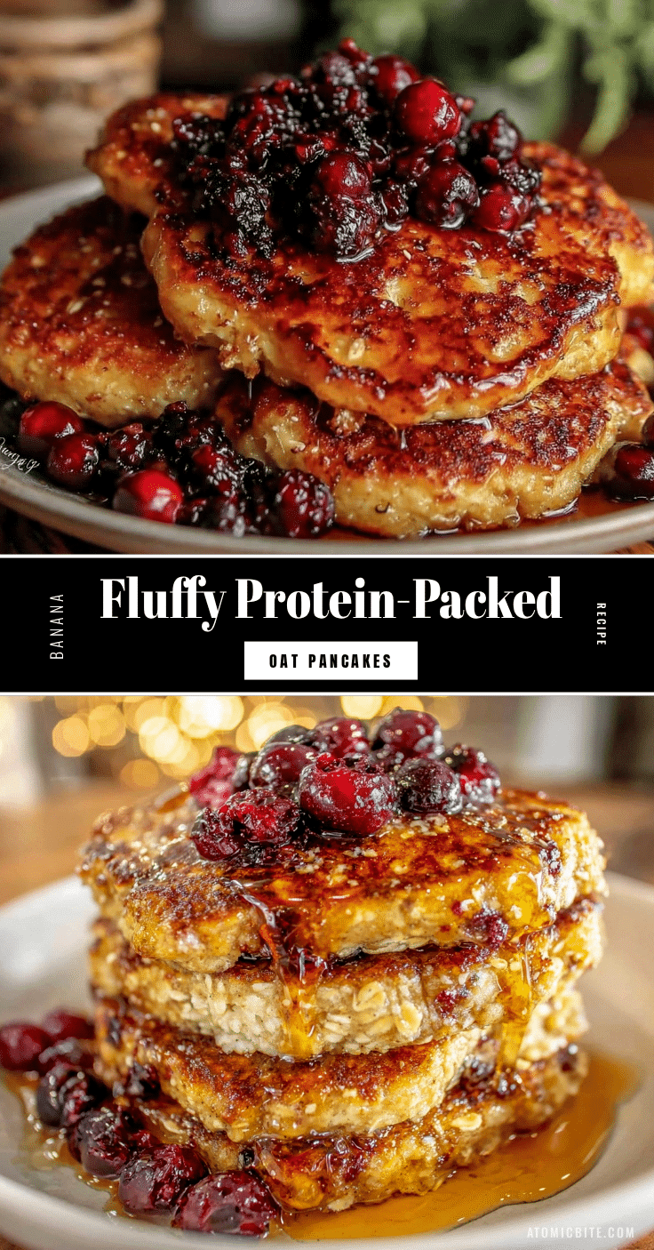 protein-packed banana oat pancakes recipe