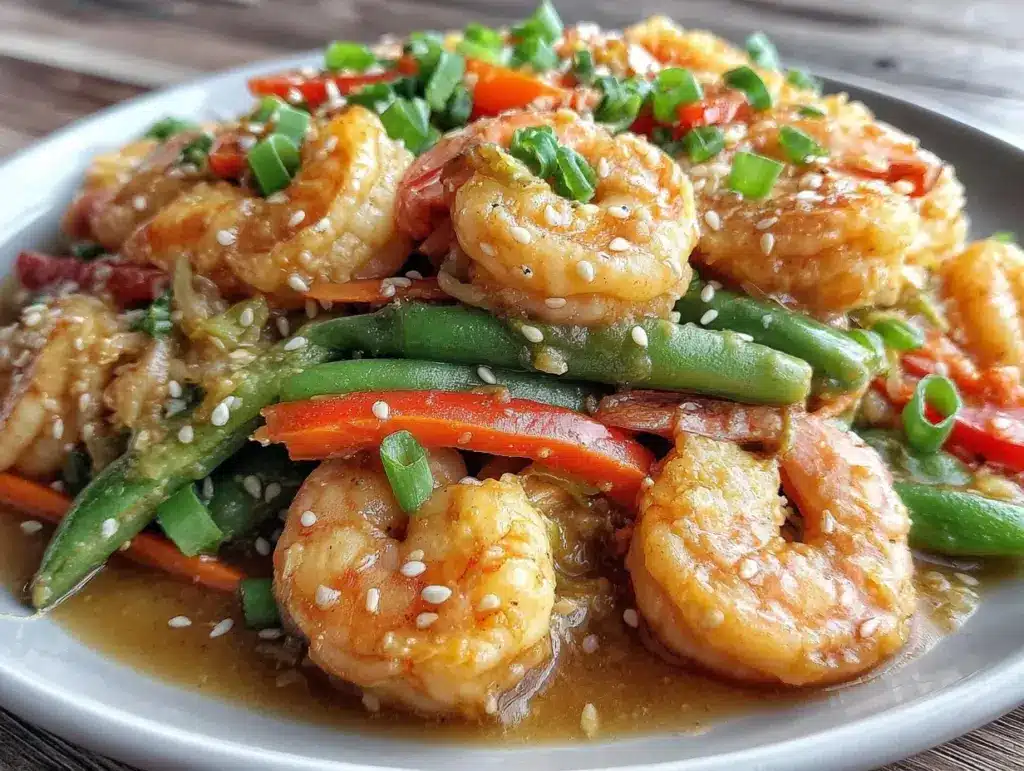 quick 15-minute shrimp stir fry - featured image