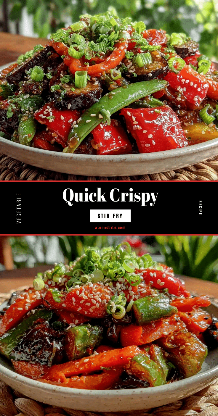 quick crispy vegetable stir fry recipe