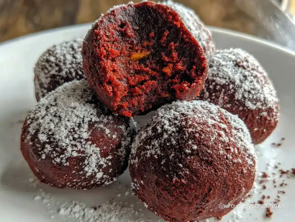red velvet truffles - featured image