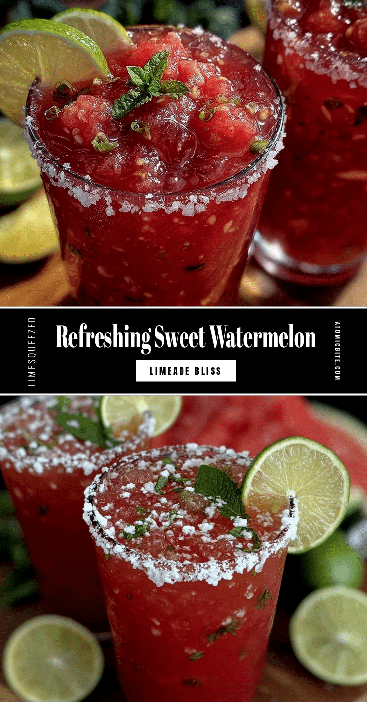 refreshing watermelon limeade recipe