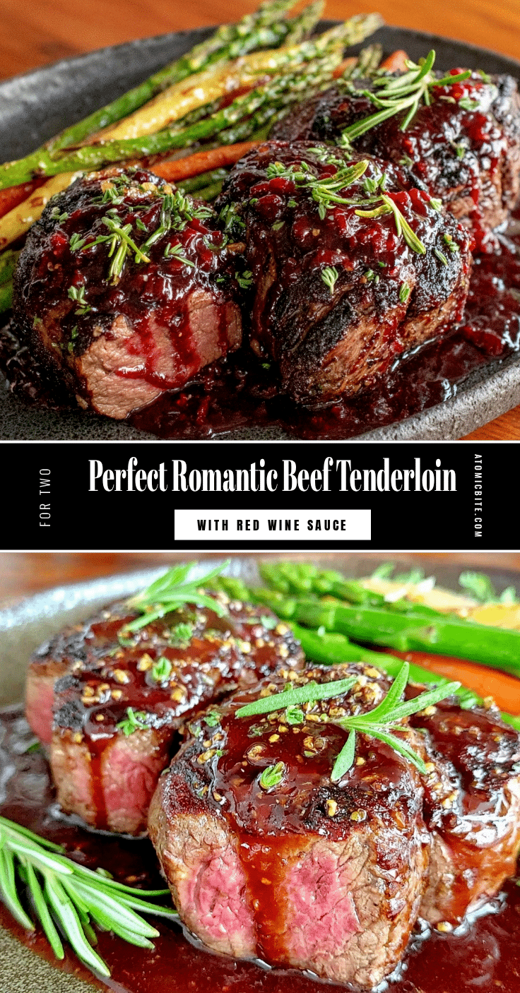romantic beef tenderloin with red wine reduction recipe