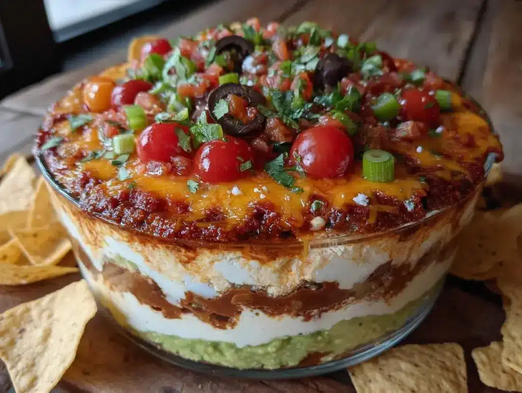seven-layer taco dip - featured image