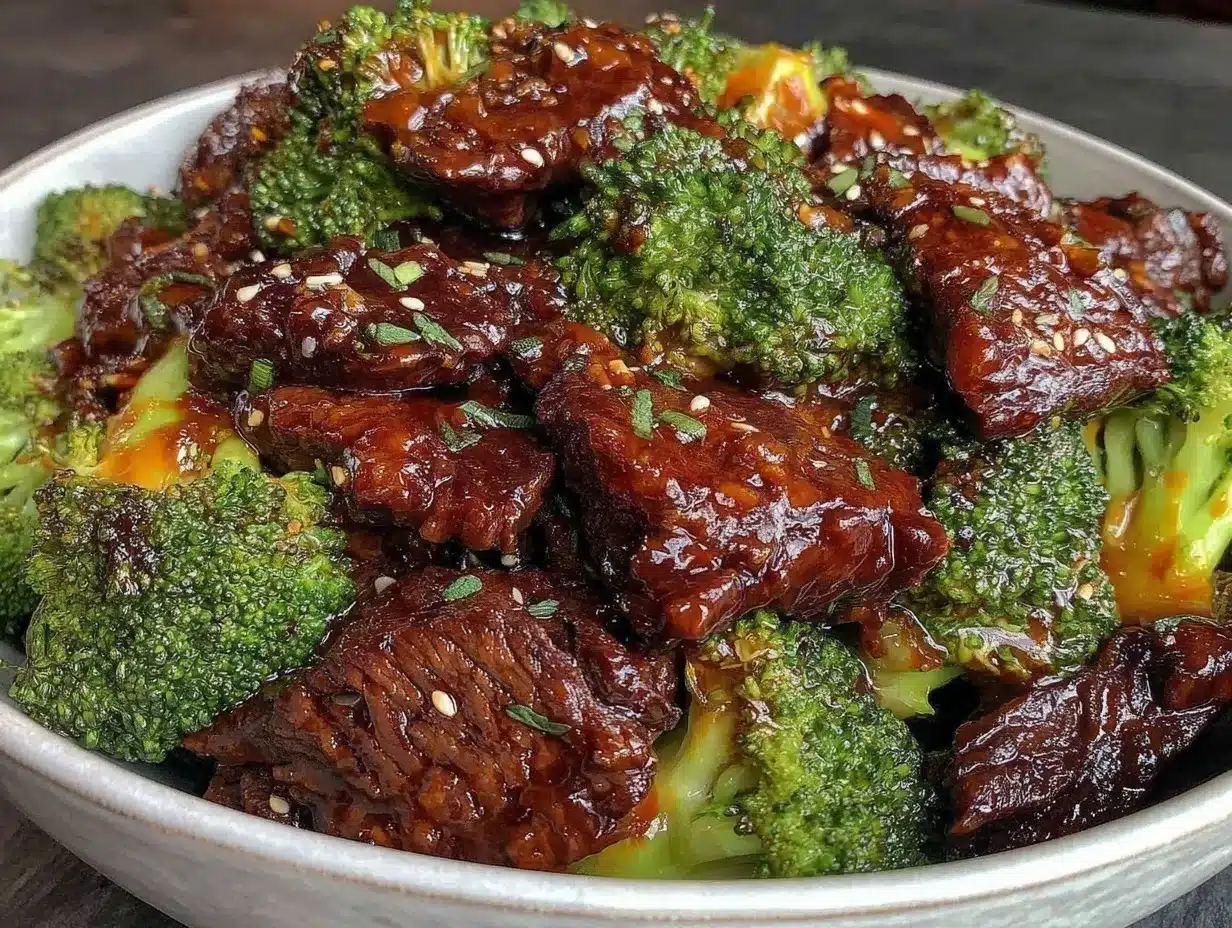 slow cooker beef and broccoli preparation steps
