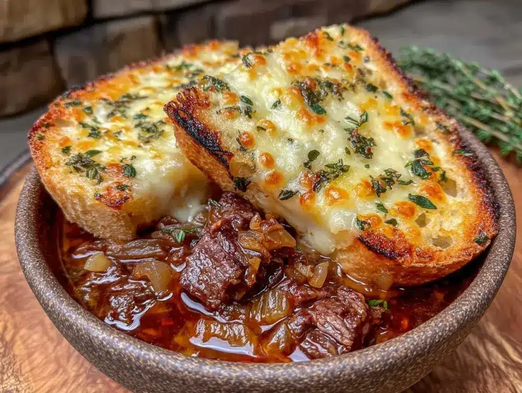 slow cooker french onion beef stew - featured image