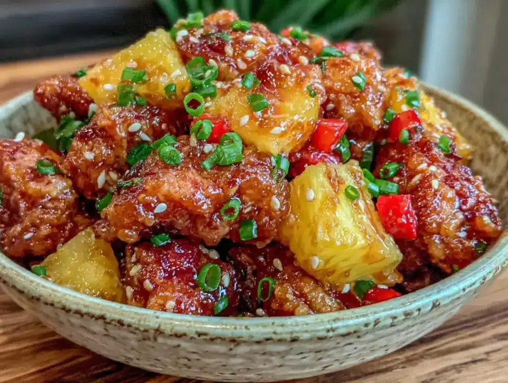 slow cooker hawaiian chicken - featured image