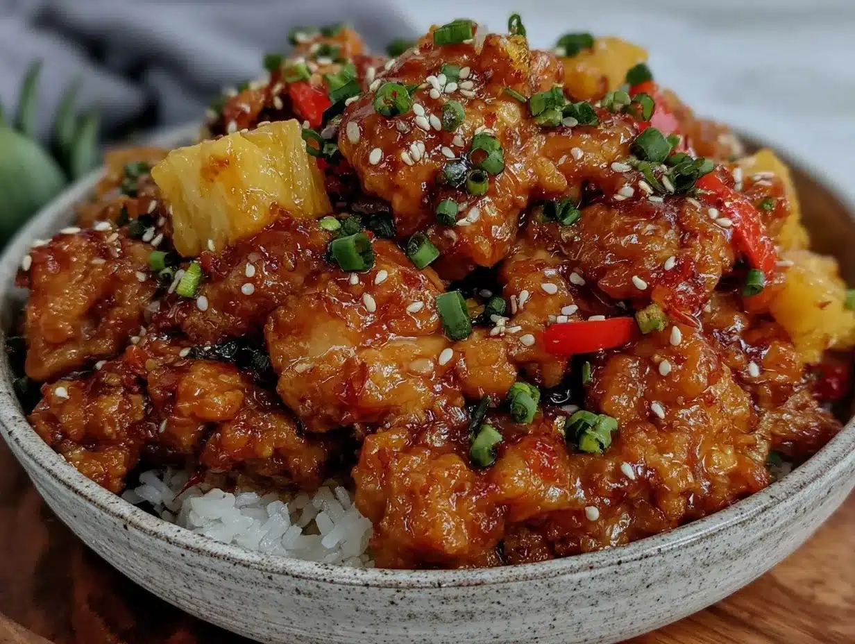 slow cooker hawaiian chicken preparation steps