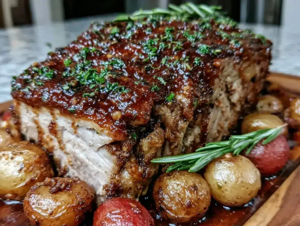 slow cooker pork tenderloin - featured image